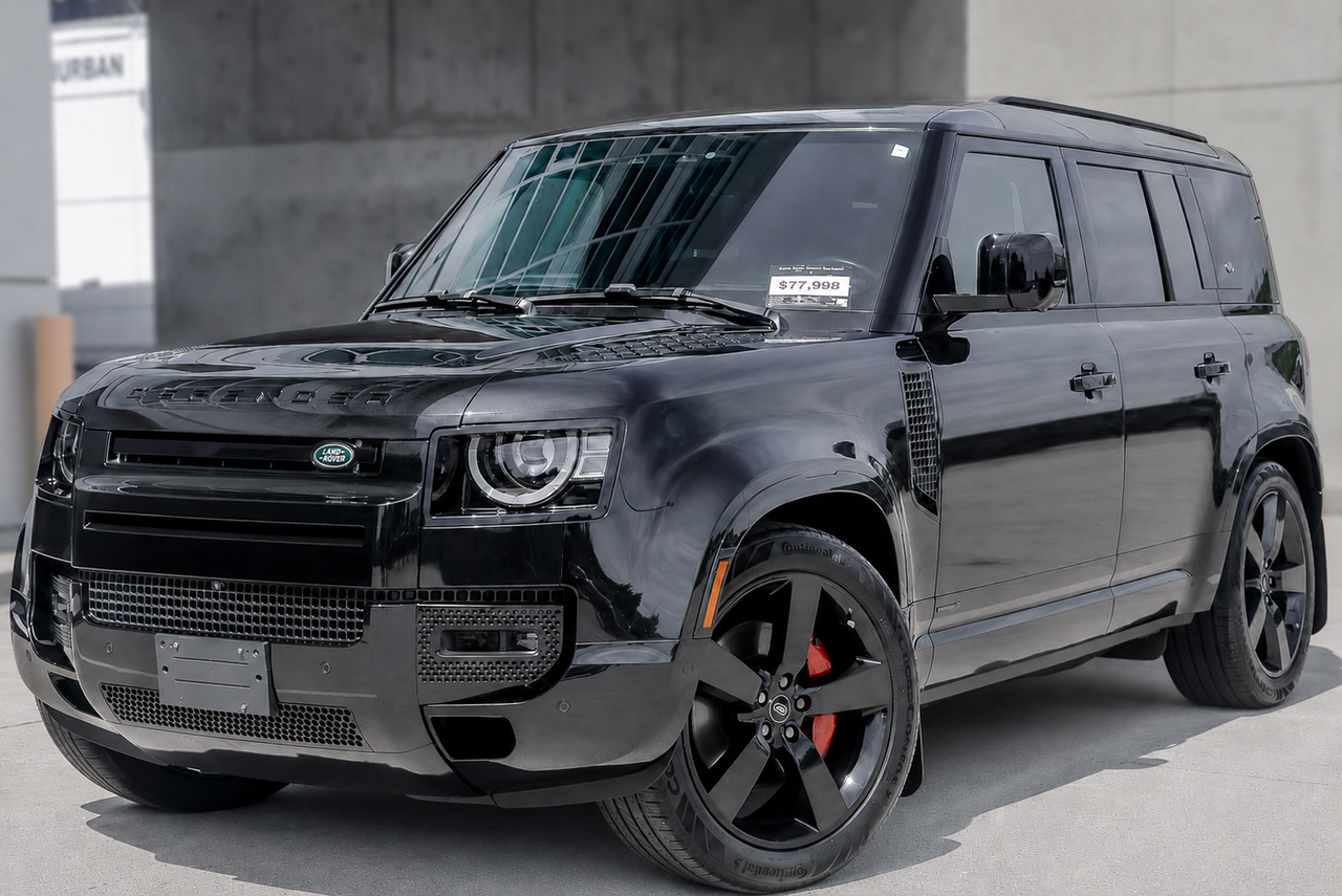 SANTORINI BLACK METALLIC 2023 Land Rover Defender SUV / Crossover All-Wheel Drive 8-Speed Automatic