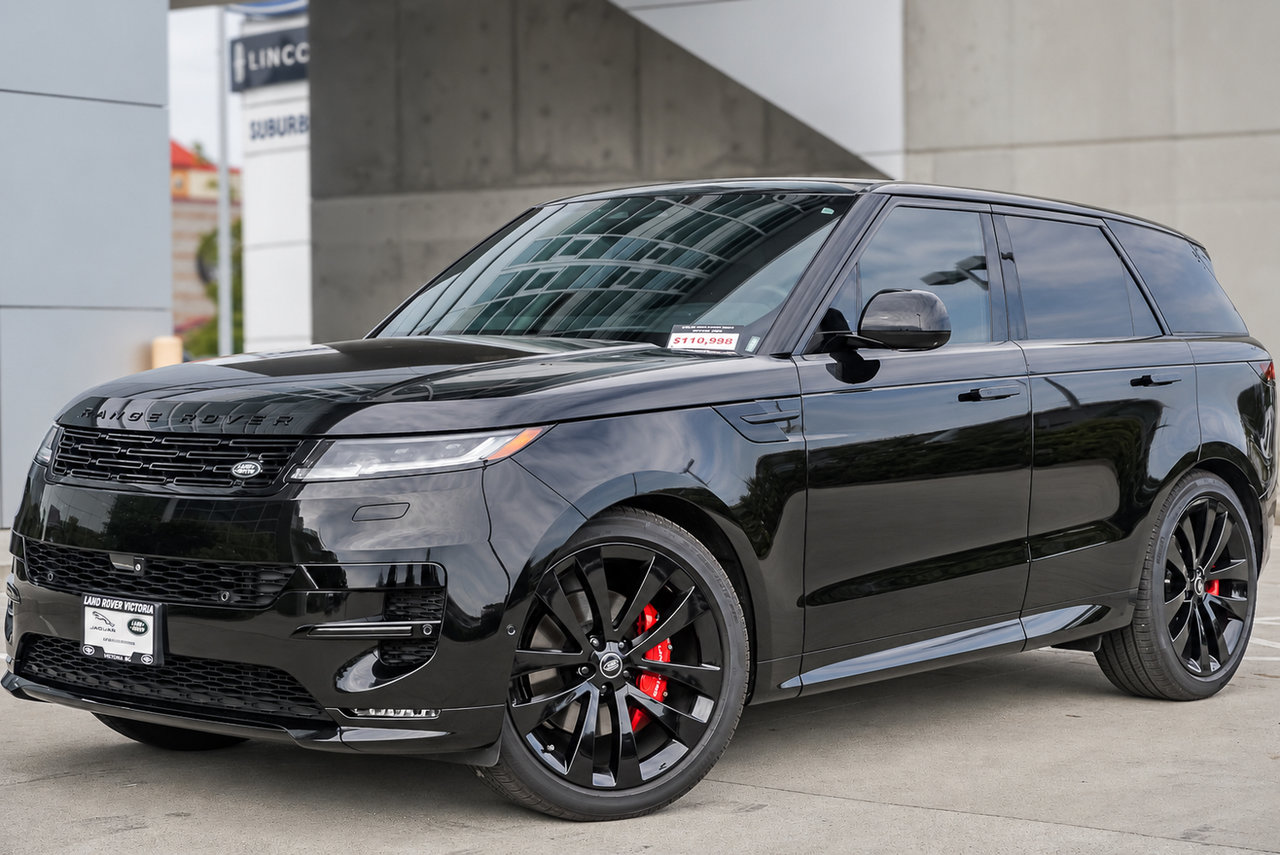 SANTORINI BLACK METALLIC 2025 Land Rover Range Rover Sport SUV / Crossover  8-Speed Automatic