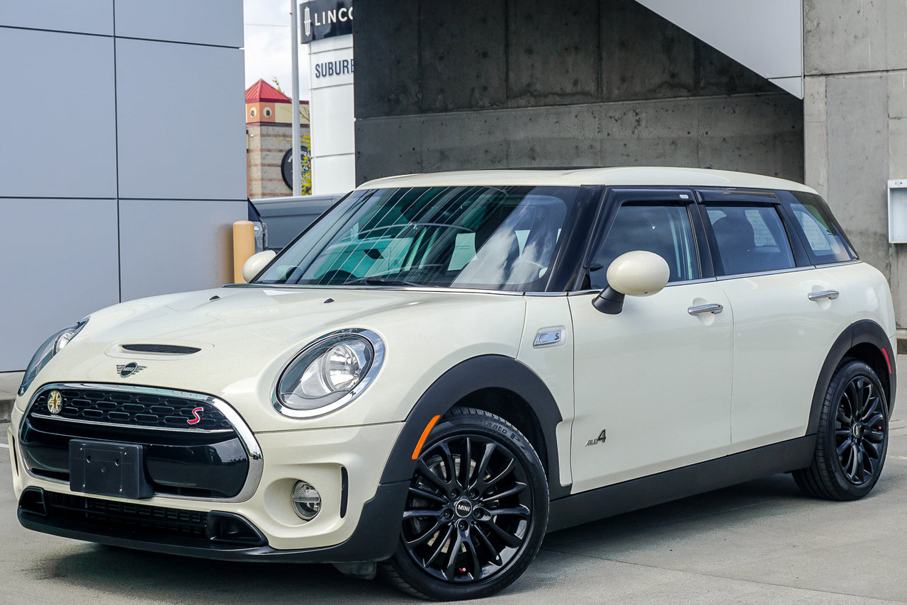 White 2019 MINI Cooper Clubman S ALL4 AWD Wagon All-Wheel Drive 8-Speed Automatic