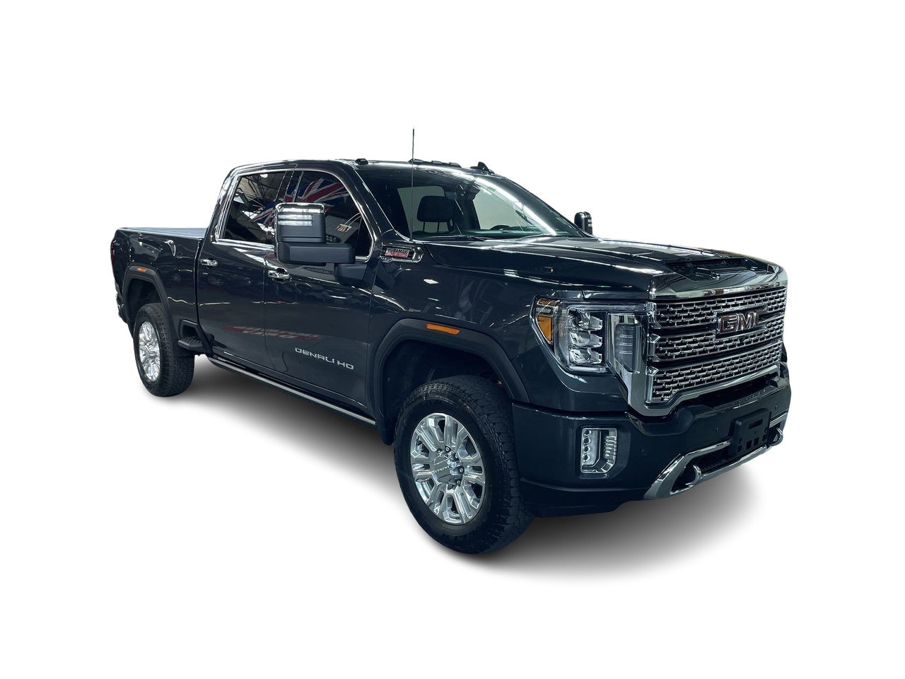 Used 2021 Blue GMC Crew Cab 4x4 Denali Standard Box SRW image 17