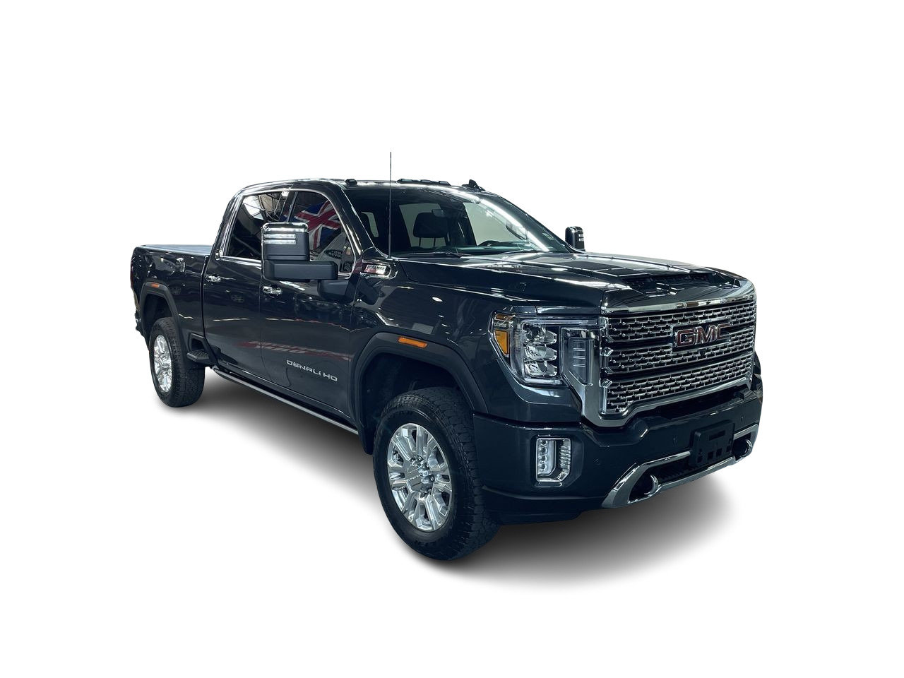 Used 2021 Blue GMC Crew Cab 4x4 Denali Standard Box SRW image 2