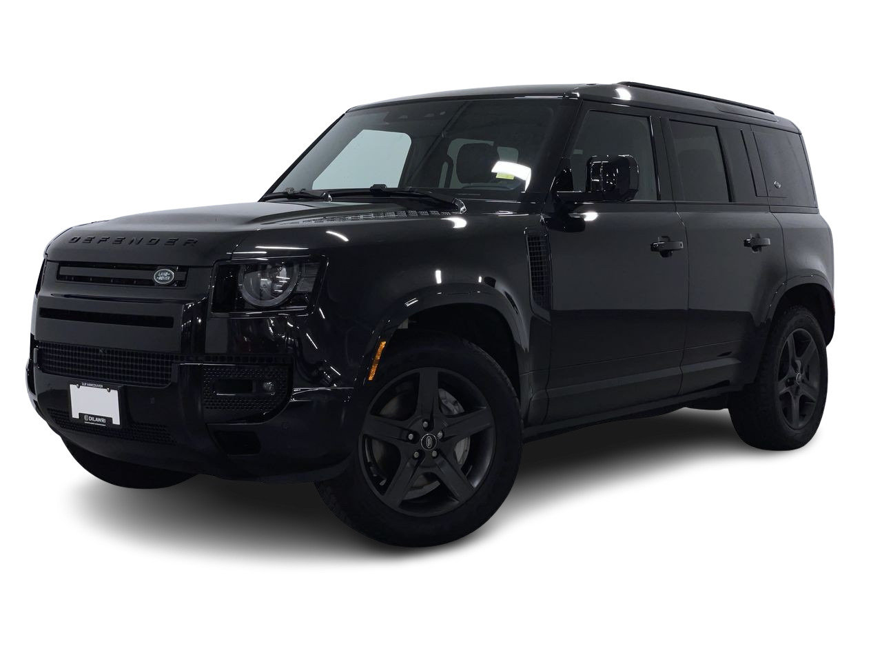Santorini Black Metallic 2024 Land Rover Defender SUV / Crossover All-Wheel Drive Automatic