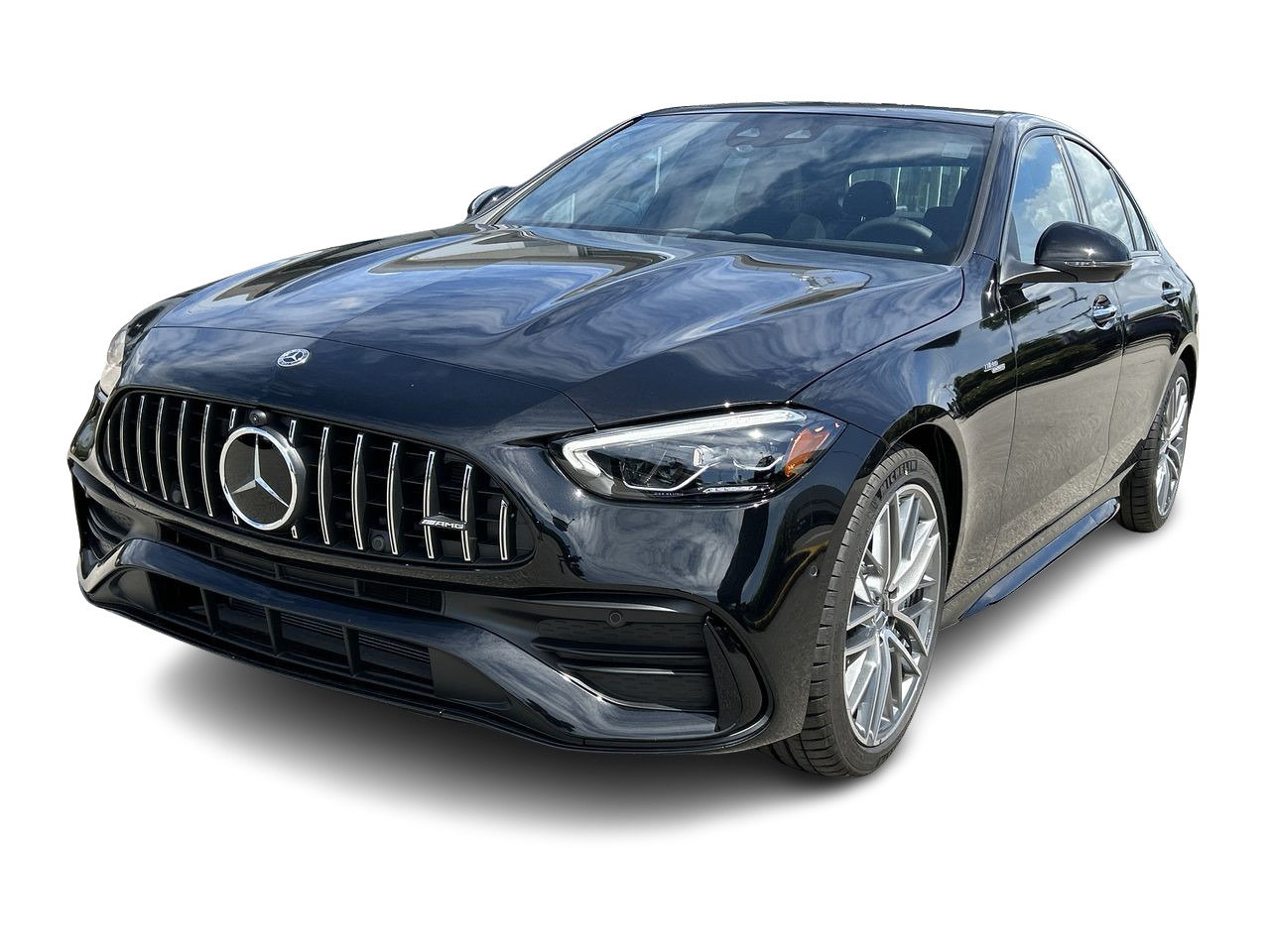 New 2023 Obsidian Black Metallic Mercedes-Benz AMG C 43 4MATIC image 4
