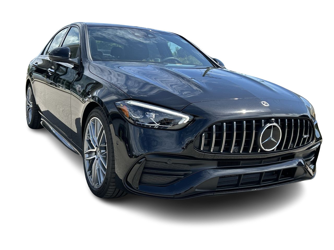 New 2023 Obsidian Black Metallic Mercedes-Benz AMG C 43 4MATIC image 2