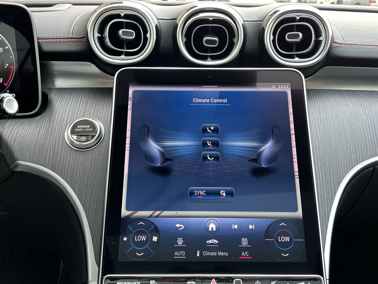 New 2023 Obsidian Black Metallic Mercedes-Benz AMG C 43 4MATIC image 28