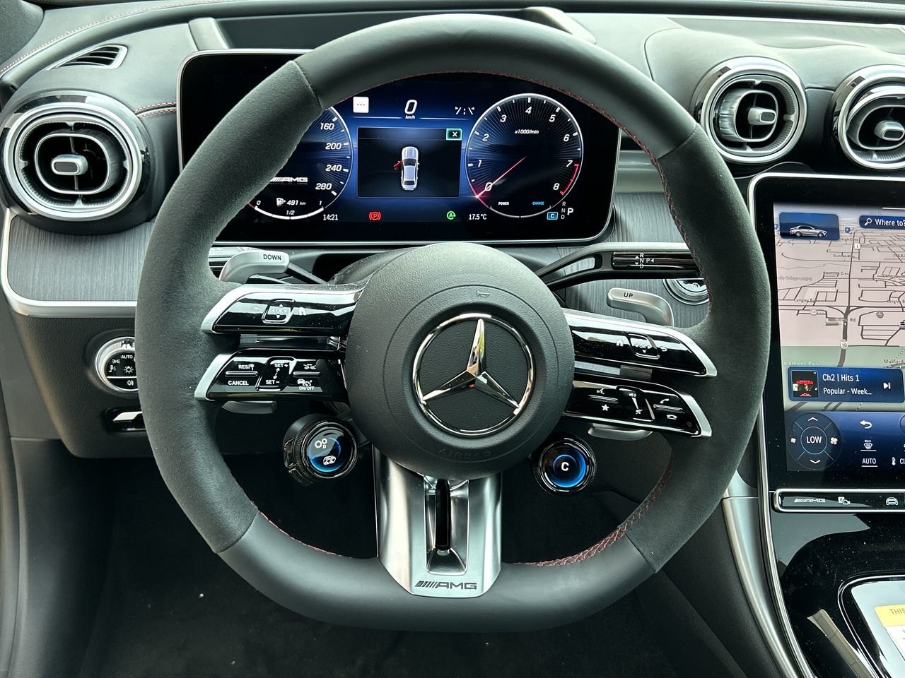 New 2023 Obsidian Black Metallic Mercedes-Benz AMG C 43 4MATIC image 24