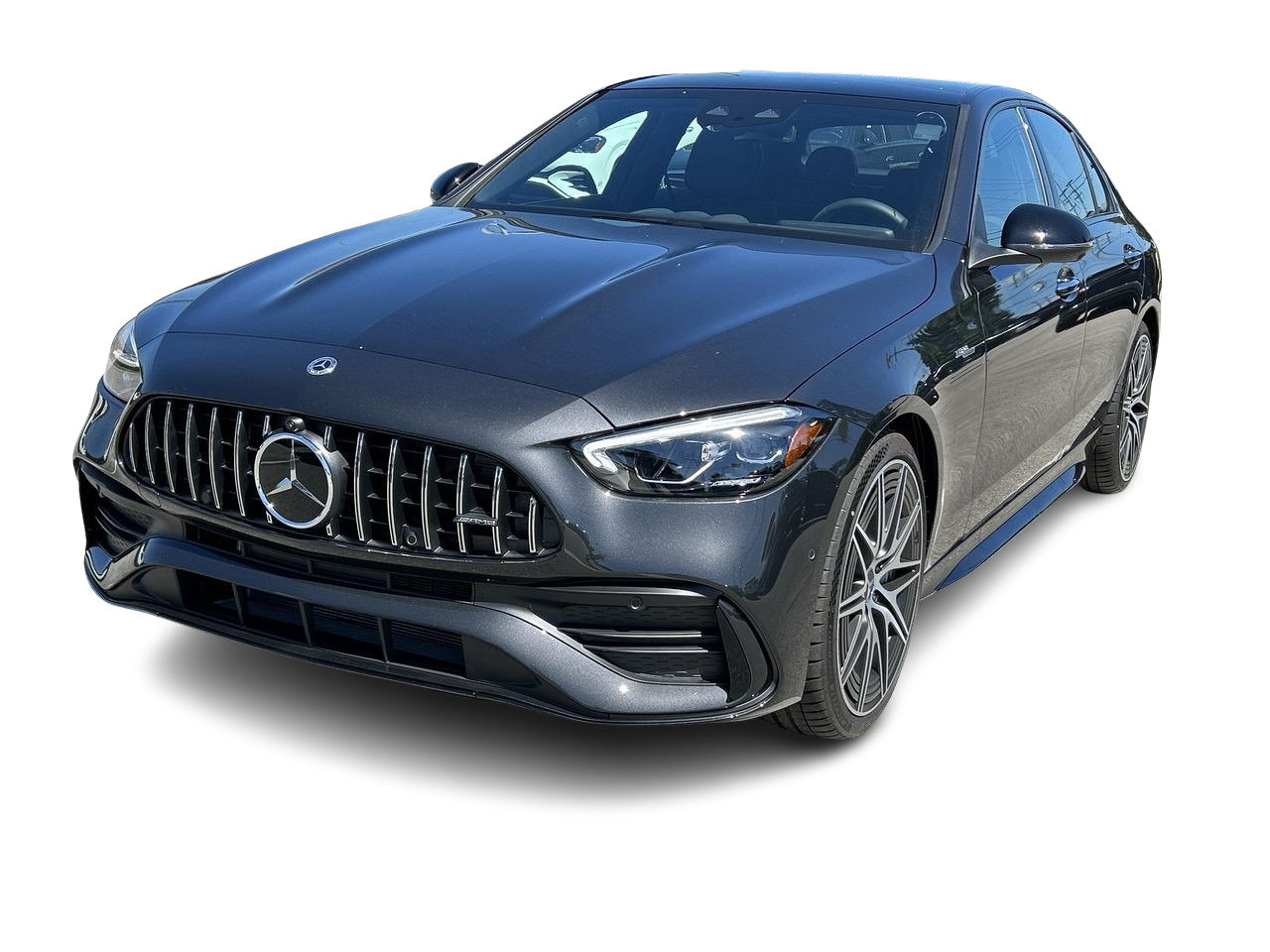 New 2023 Graphite Grey Metallic Mercedes-Benz AMG C 43 4MATIC image 4