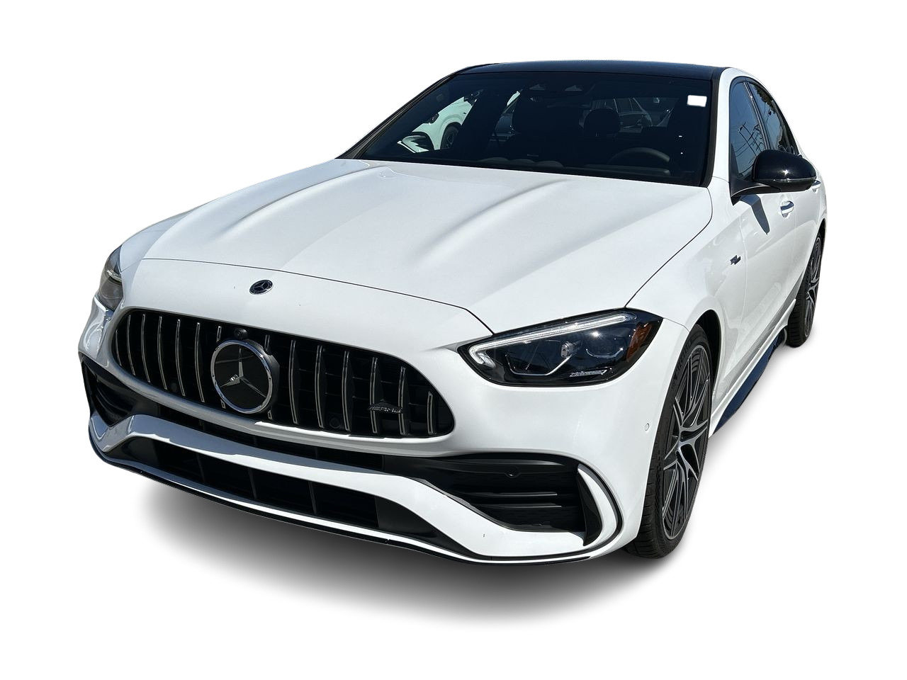 New 2023 Polar White Mercedes-Benz AMG C 43 4MATIC image 4