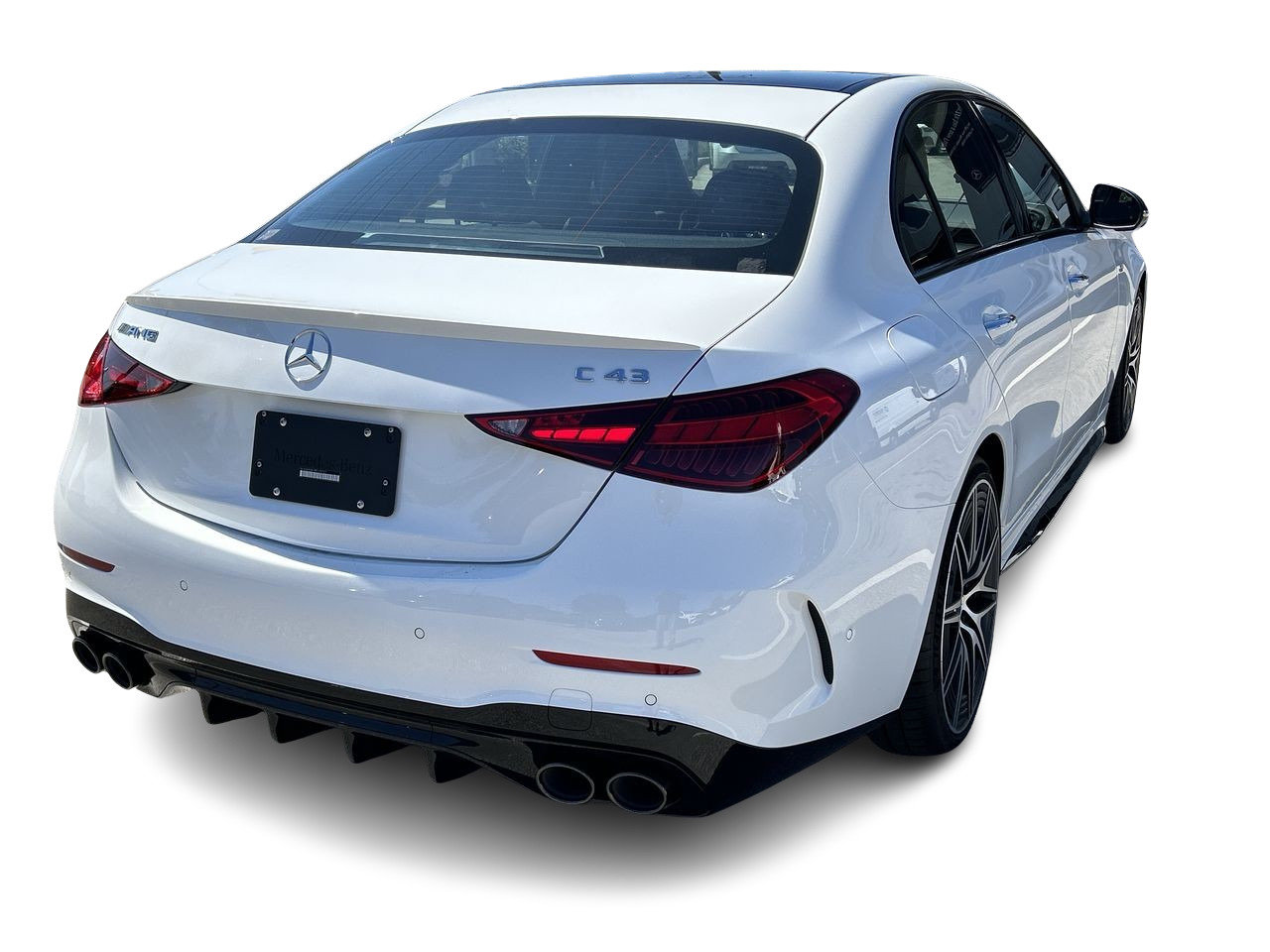 New 2023 Polar White Mercedes-Benz AMG C 43 4MATIC image 12
