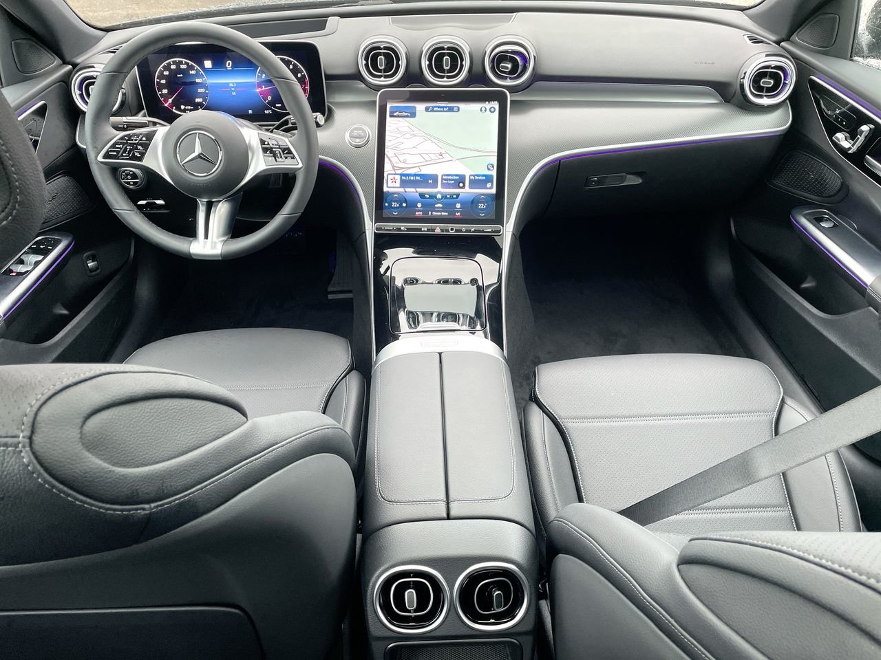 Used 2023 Obsidian Black Metallic Mercedes-Benz 4MATIC Sedan image 29