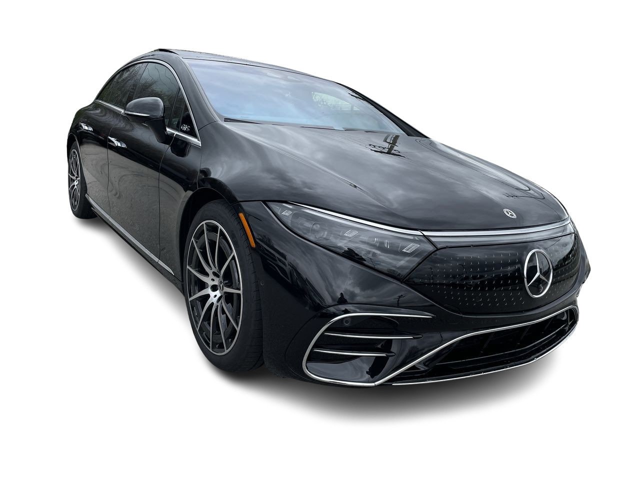 New 2023 Obsidian Black Metallic Mercedes-Benz EQS 580 V4 image 17