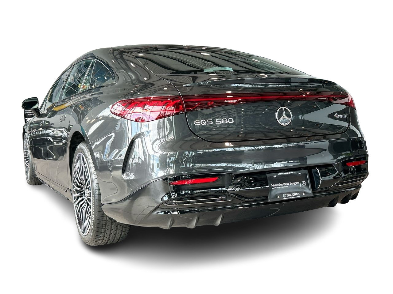New 2023 Graphite Grey Metallic Mercedes-Benz EQS 580 V4 image 8