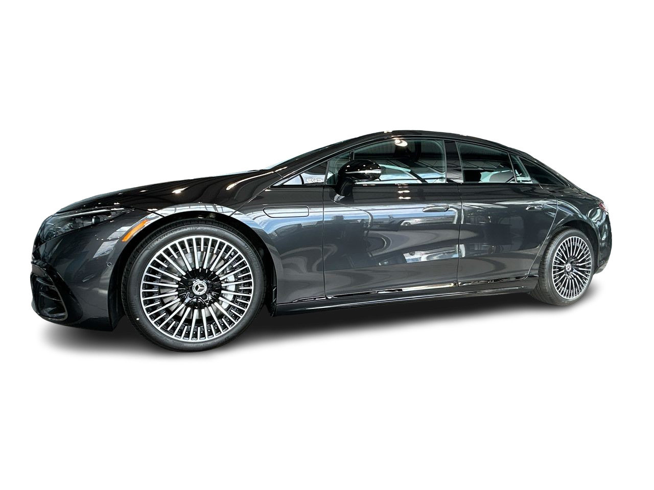 New 2023 Graphite Grey Metallic Mercedes-Benz EQS 580 V4 image 4