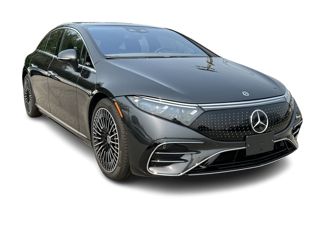 New 2023 Graphite Grey Metallic Mercedes-Benz EQS 450 V4 image 2