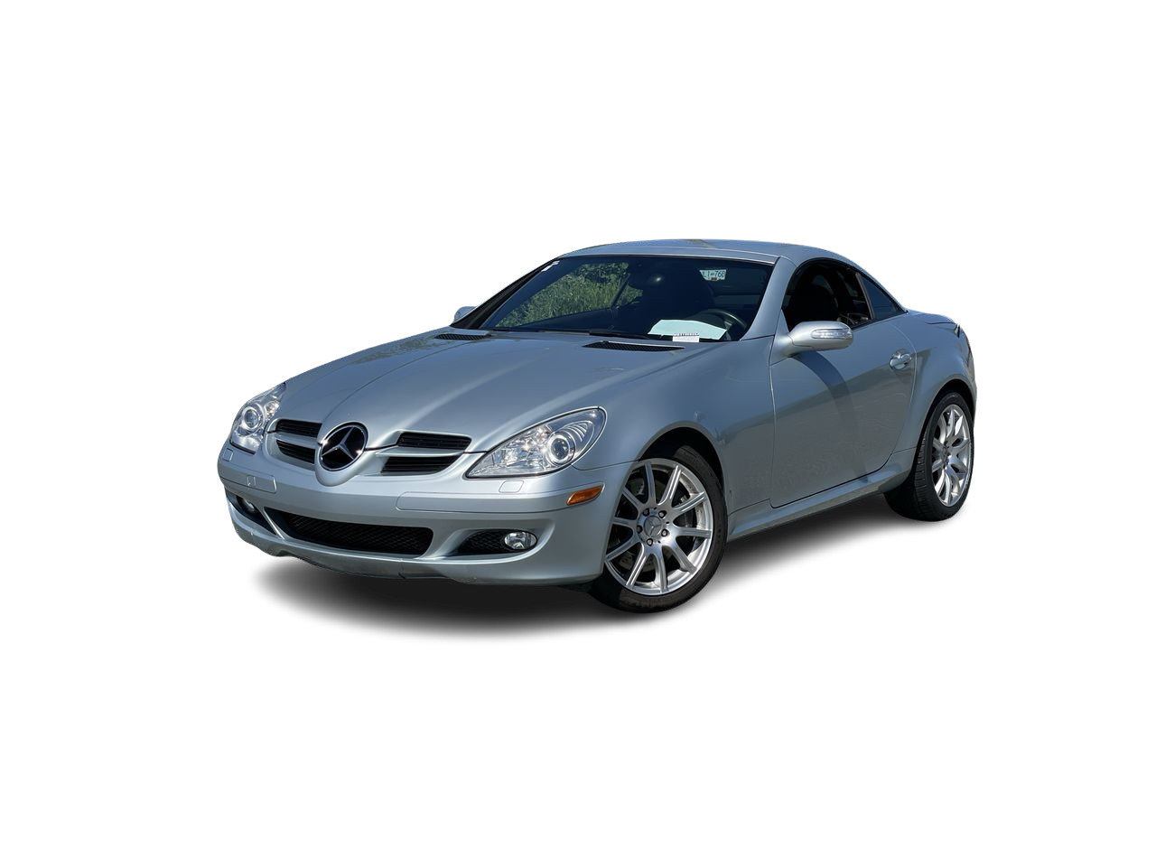 Black 2007 Mercedes-Benz SLK 350 Convertible Rear-Wheel Drive Automatic