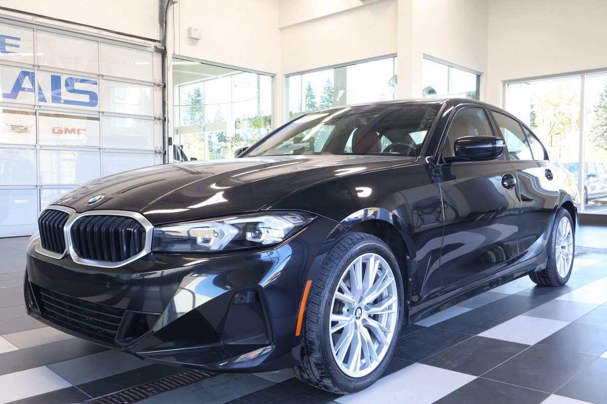 Black 2023 BMW 3 Series Sedan All-Wheel Drive Automatic