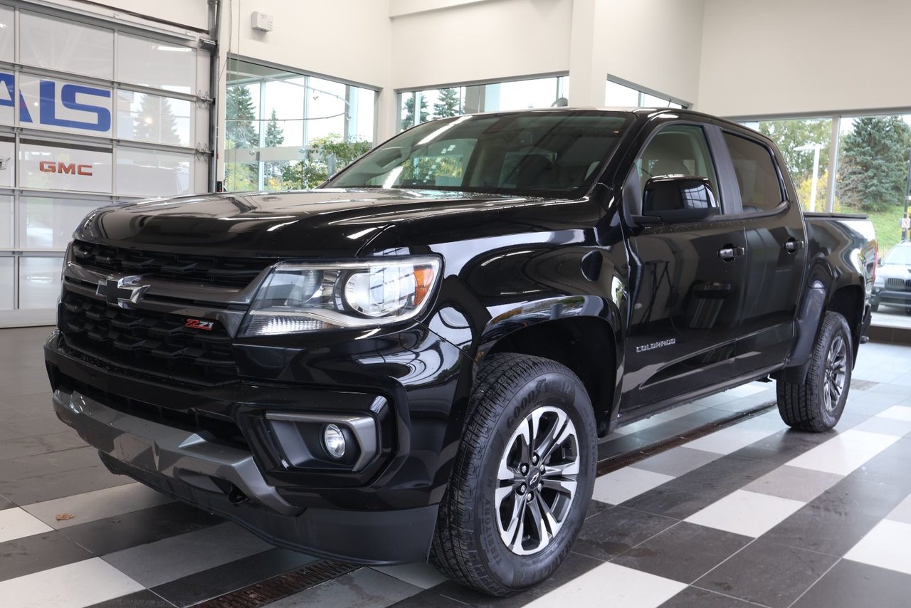 Black 2021 Chevrolet Colorado Pickup Truck Four-Wheel Drive Automatic