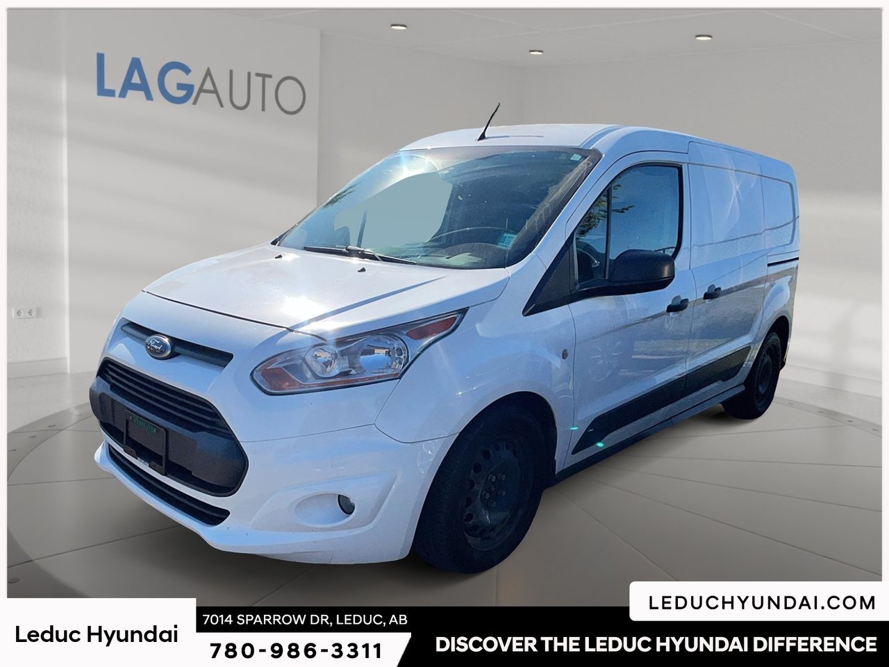 Frozen White 2017 Ford Transit Connect Van Front-Wheel Drive Automatic
