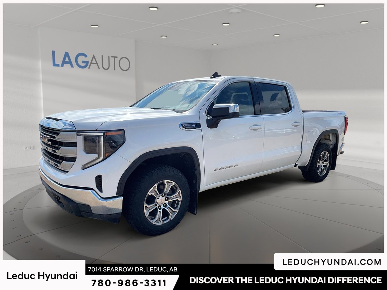 Summit White 2022 GMC Sierra 1500 Pickup Truck Four-Wheel Drive Automatic
