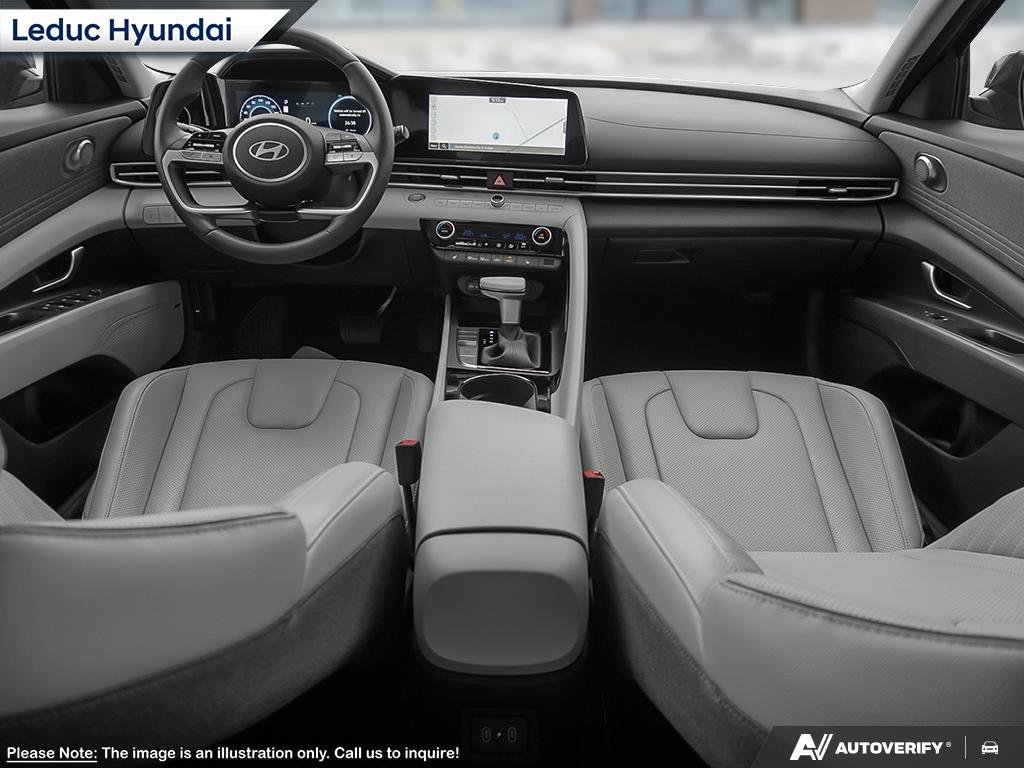 2026 Hyundai Elantra Hybrid Luxury Two-Tone Interior-19