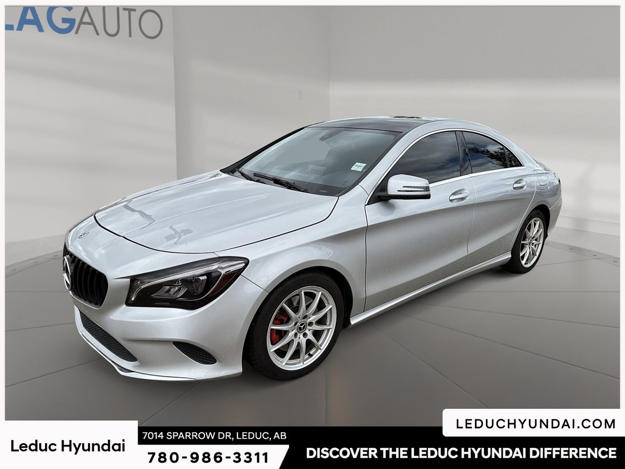 Silver 2018 Mercedes-Benz CLA Sedan All-Wheel Drive Automatic