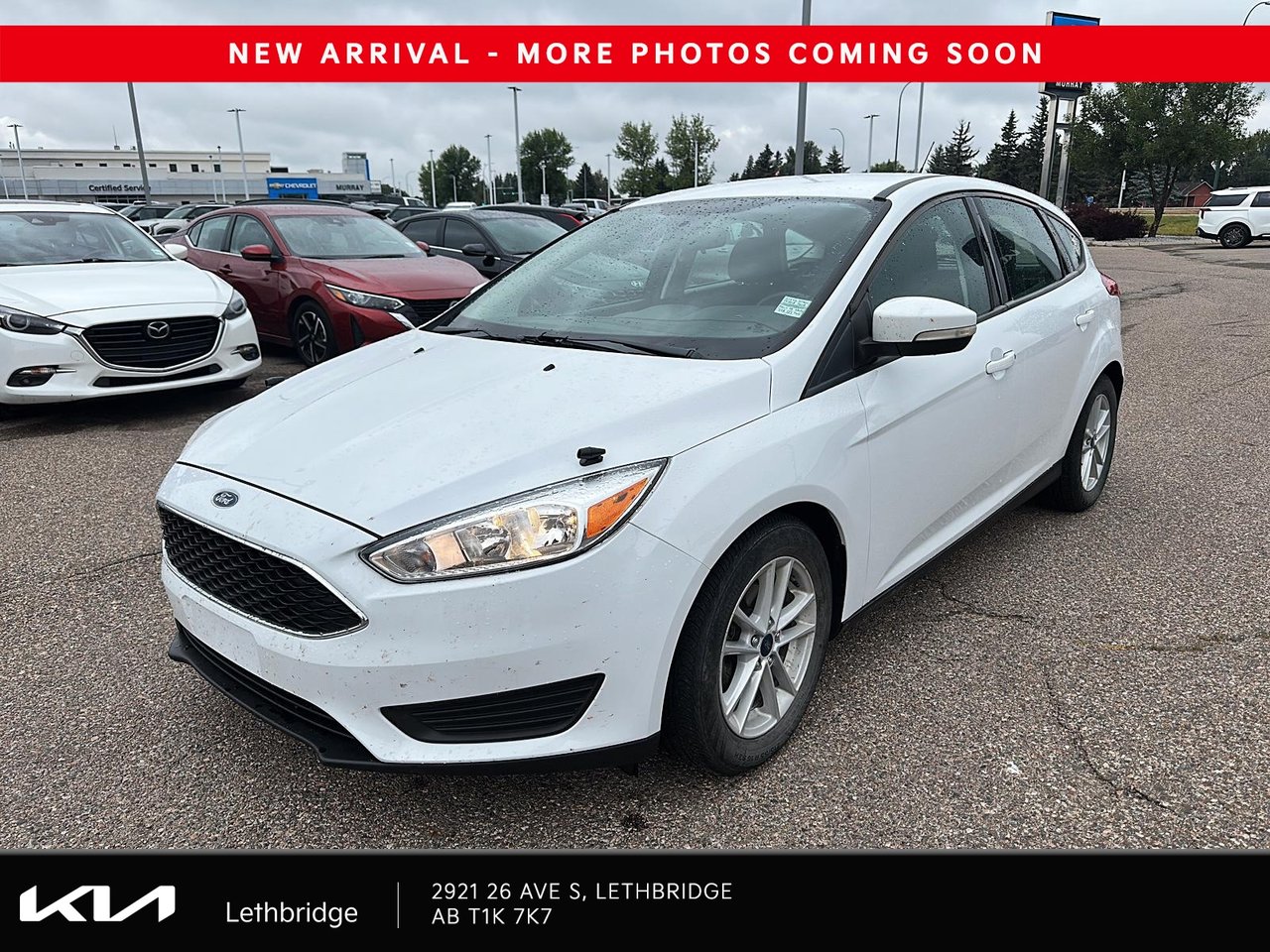 Oxford White 2018 Ford Focus Hatchback Front-Wheel Drive Automatic