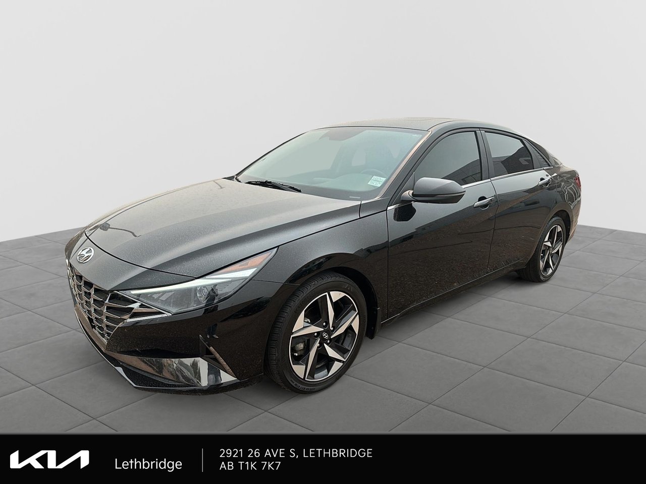 Black 2023 Hyundai Elantra Sedan Continuously Variable Transmission
