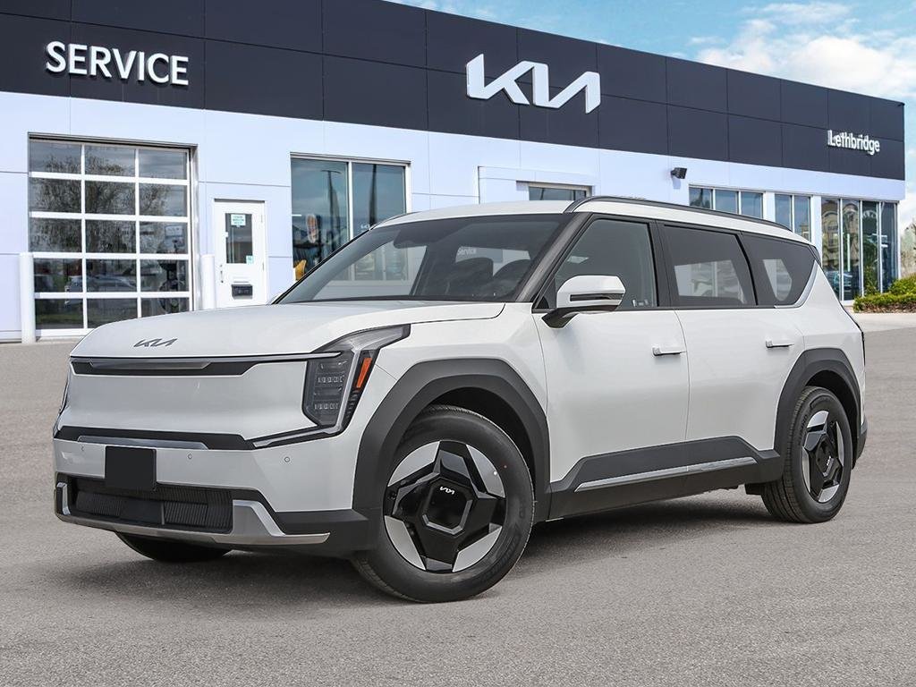 Snow White Pearl 2026 Kia EV9 Land AWD SUV / Crossover All-Wheel Drive Automatic