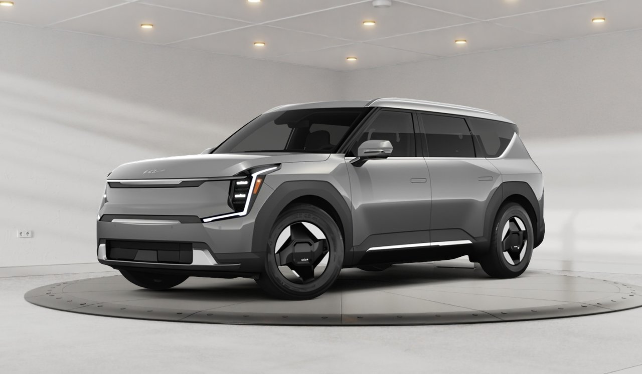 Gray (Pebble Grey) 2026 Kia EV9 SUV / Crossover All-Wheel Drive Automatic