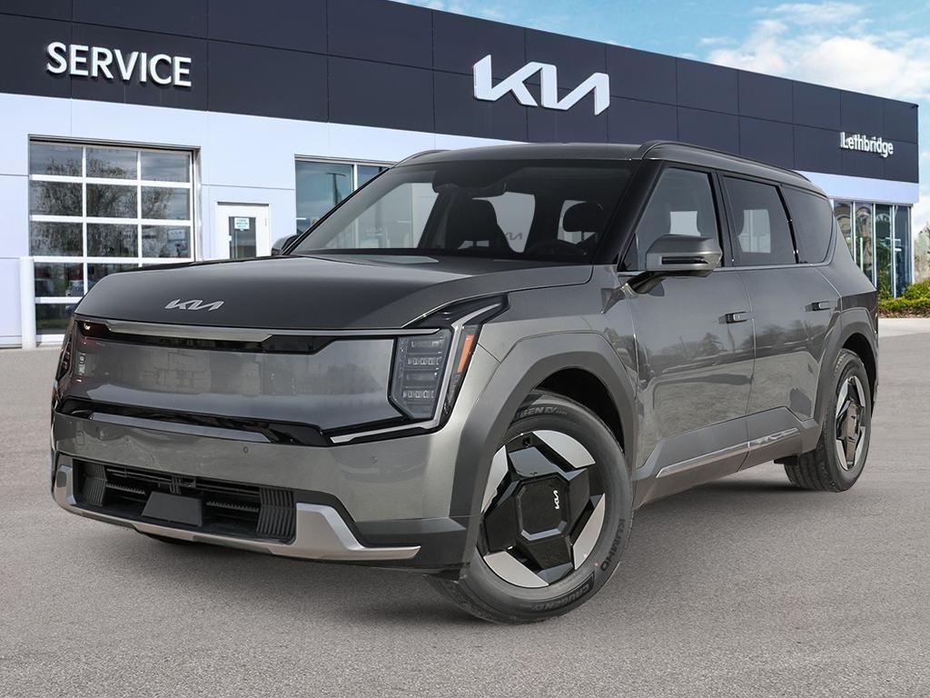 Gray (Pebble Grey) 2026 Kia EV9 Land AWD SUV / Crossover All-Wheel Drive Automatic
