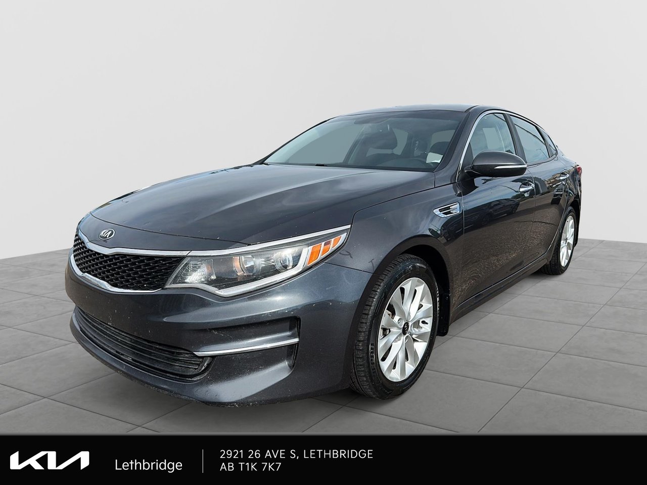 Gray (Graphite) 2018 Kia Optima Sedan Front-Wheel Drive Automatic