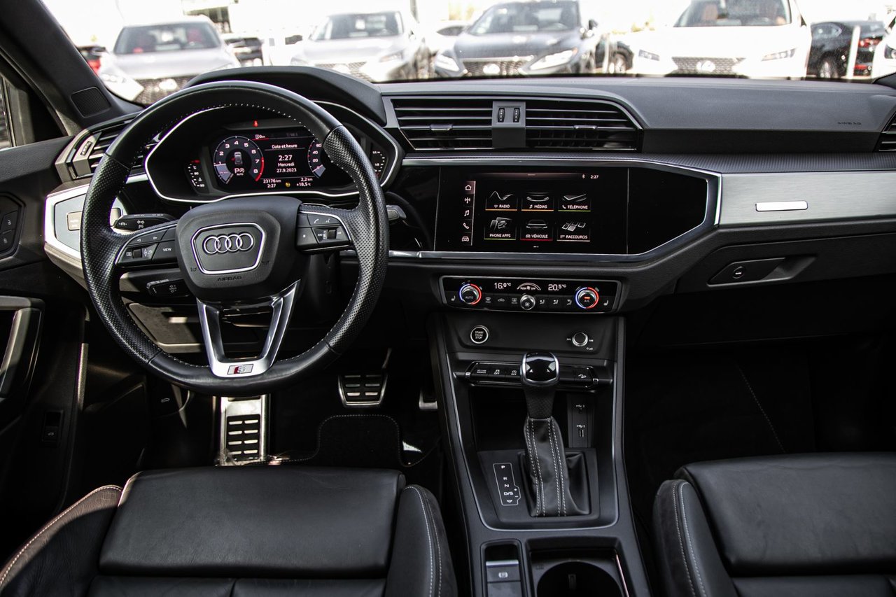 Used 2021 WHITE Audi Progressiv / CAMERA / TOIT PANO / CUIR / MAGS-19