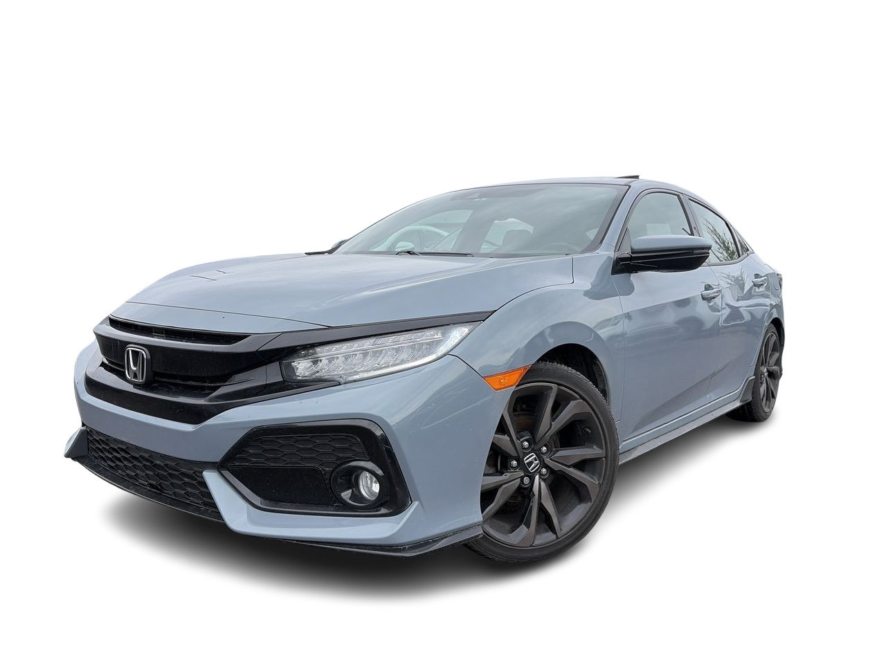 Blue 2018 Honda Civic Hatchback Hatchback Front-Wheel Drive Manual