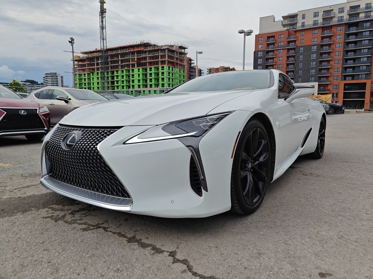White 2018 Lexus LC Coupe Rear-Wheel Drive Automatic
