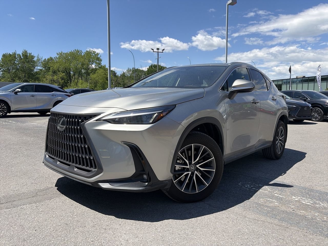 Silver 2025 Lexus NX Hybrid 450h+ Ultra Premium AWD SUV / Crossover