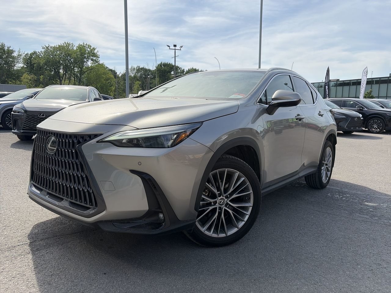 Silver 2022 Lexus NX Hybrid 350h AWD SUV / Crossover All-Wheel Drive