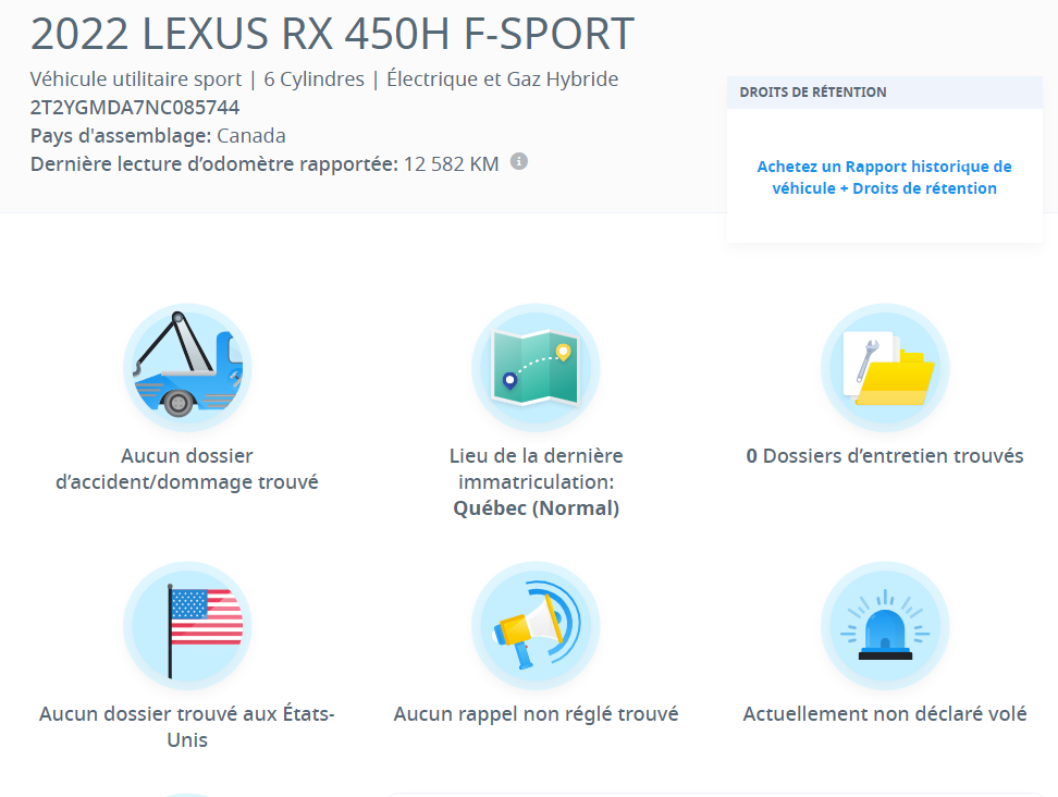 Certified Used 2022 CHARCOAL Lexus F SPORT 3 / GPS / CAMERA / CUIR / MAGS-20