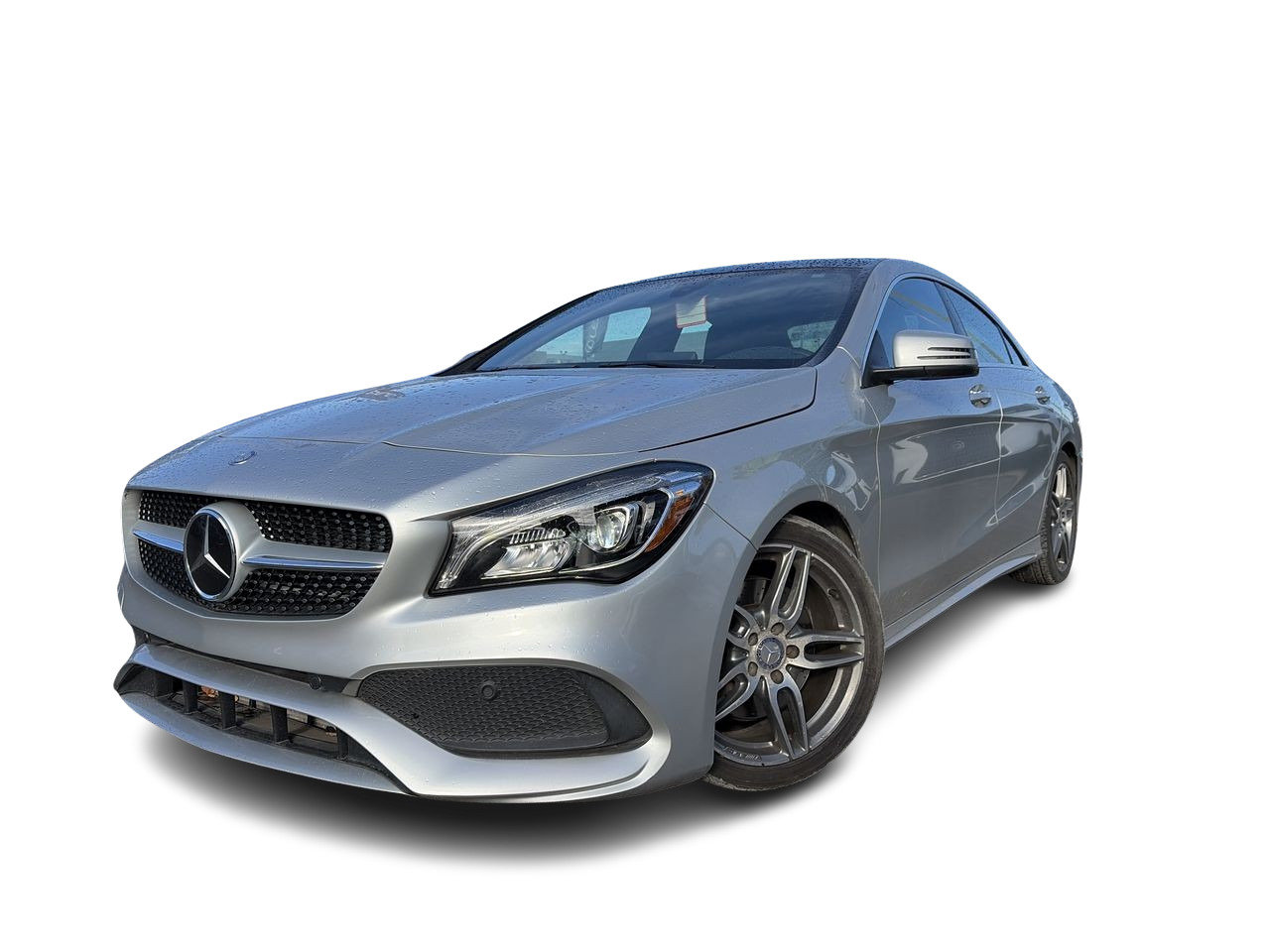 Silver 2017 Mercedes-Benz CLA Sedan All-Wheel Drive Automatic