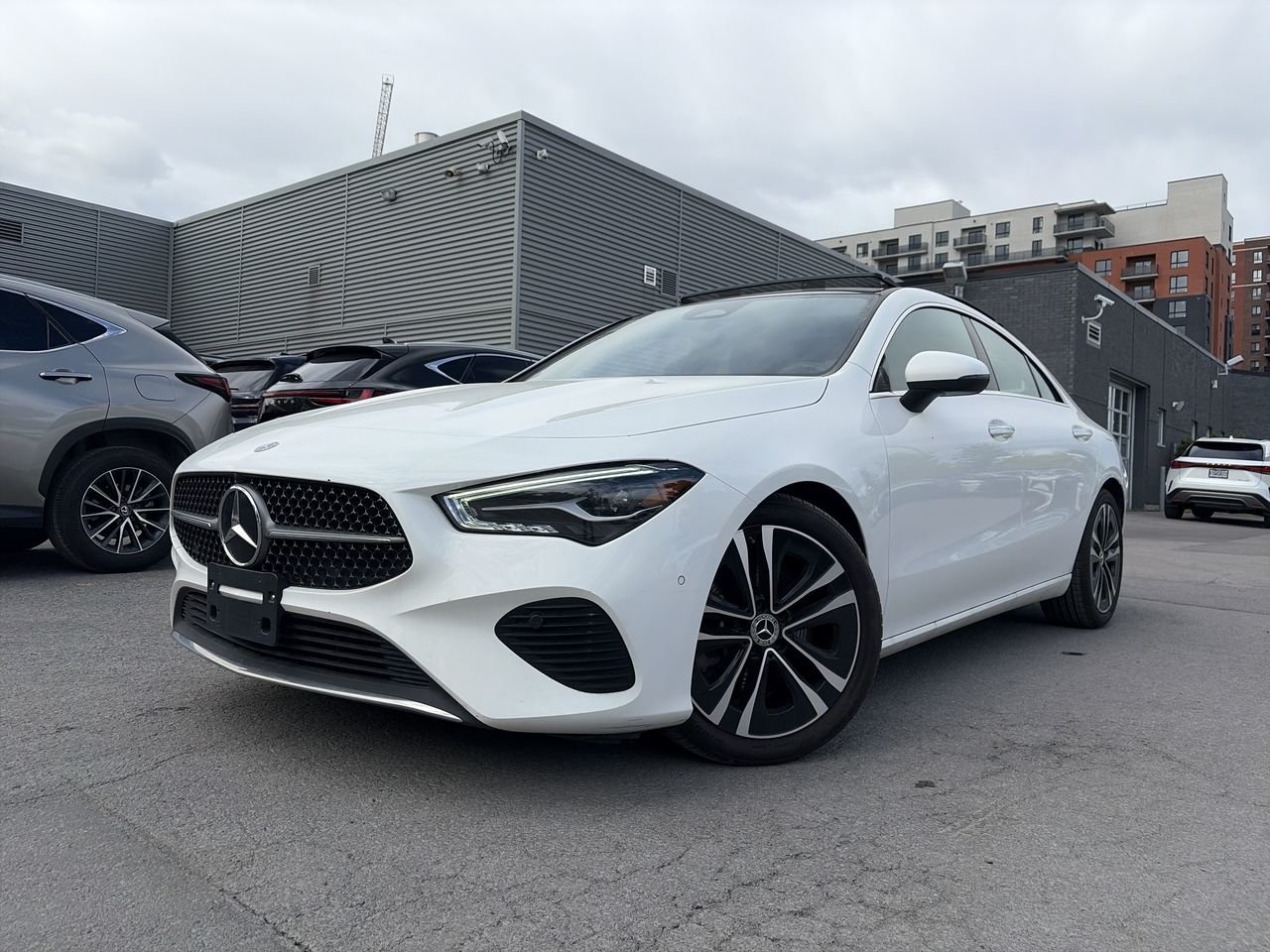 White 2025 Mercedes-Benz CLA 250 4MATIC Coupe All-Wheel Drive Automatic