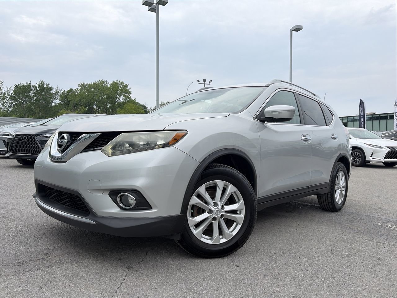 Silver 2014 Nissan Rogue S AWD SUV / Crossover All-Wheel Drive