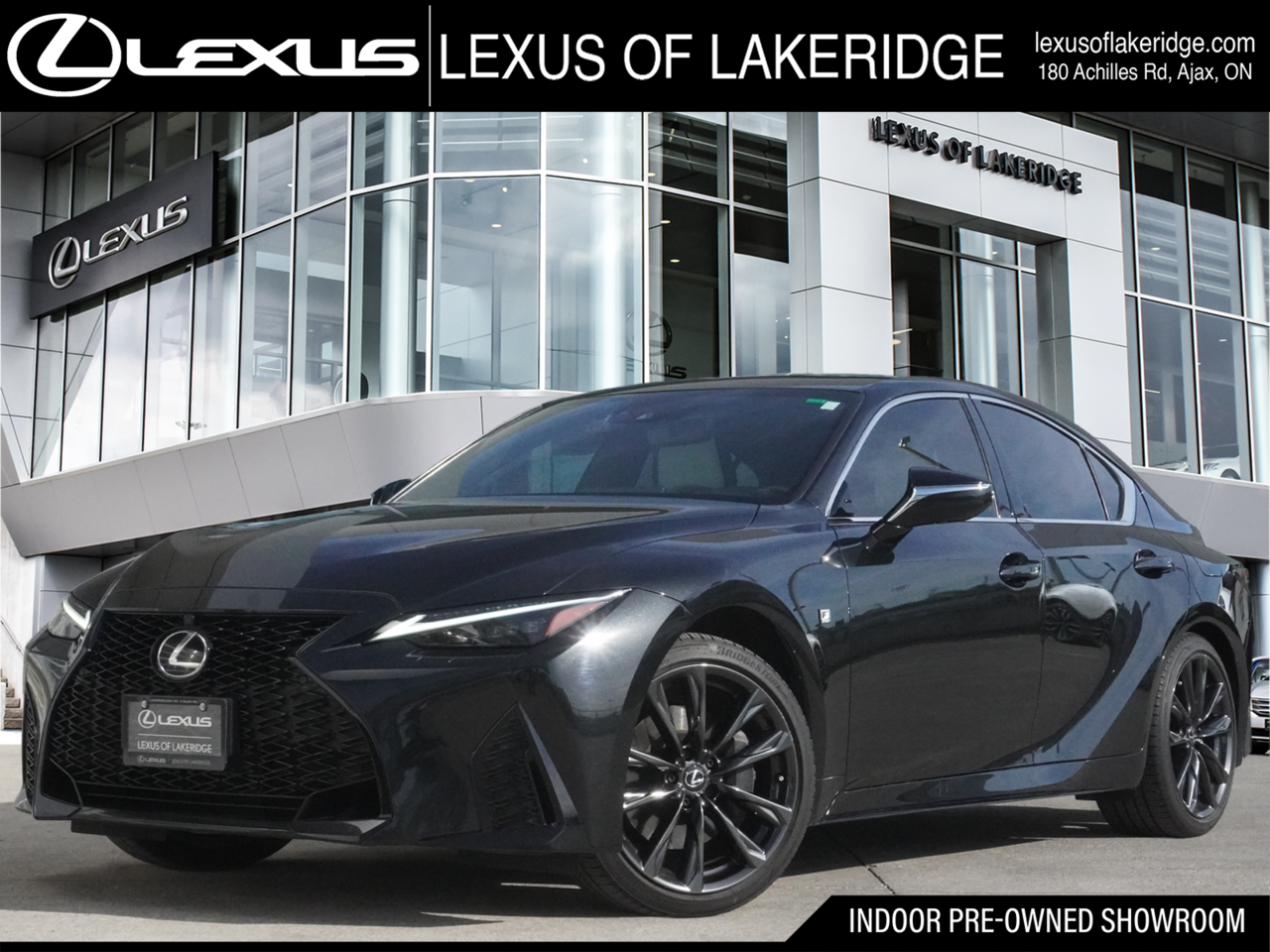 Black (Caviar) 2024 Lexus IS 300 F Sport 2 AWD Sedan Automatic