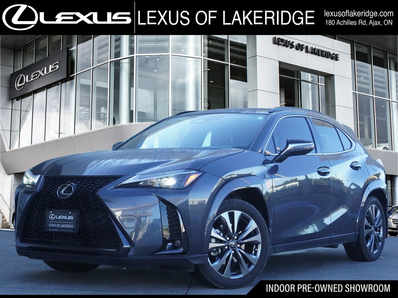Gray (Cloudburst Grey With Black Roof) 2026 Lexus UX Hybrid SUV / Crossover Front-Wheel Drive Automatic
