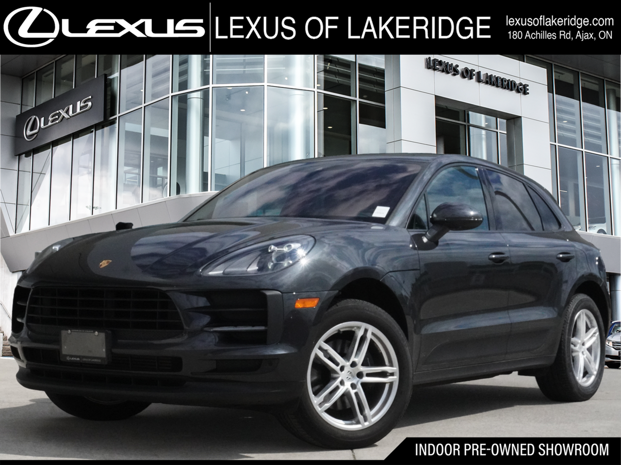 Gray (Volcano Grey Met) 2020 Porsche Macan AWD SUV / Crossover All-Wheel Drive Automatic