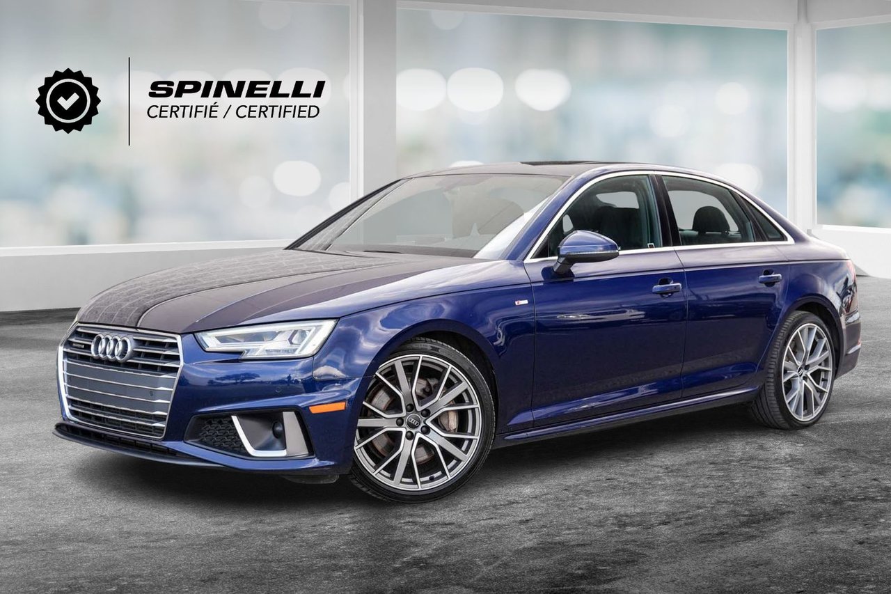 Navarra Blue Metallic 2019 Audi A4 Sedan Automatic