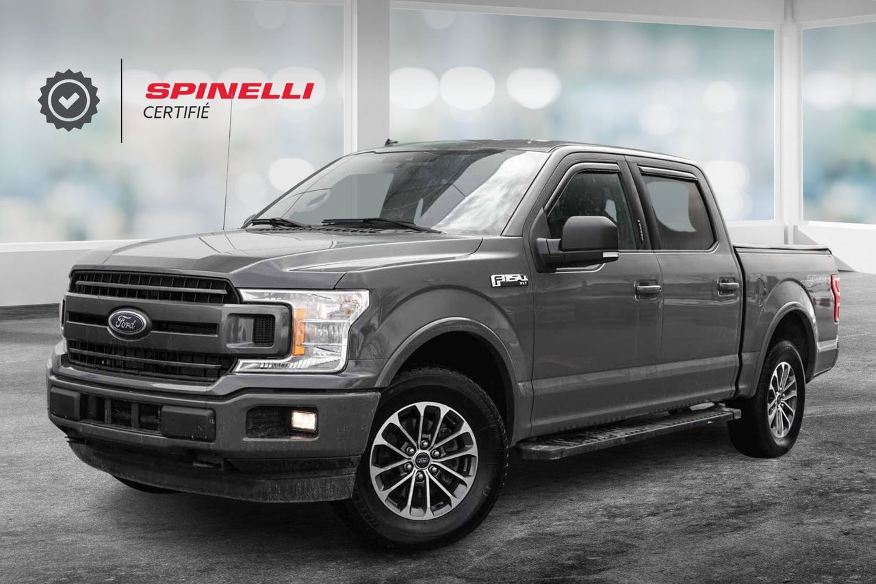 Gray 2020 Ford F-150 Pickup Truck Four-Wheel Drive Automatic