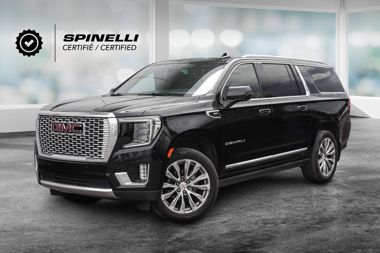 Onyx Black 2021 GMC Yukon XL SUV / Crossover Four-Wheel Drive Automatic