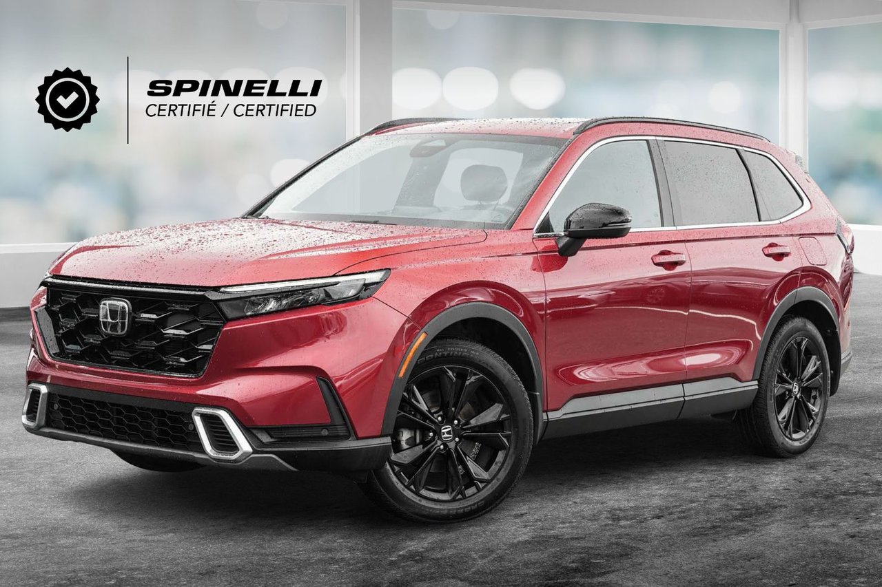 Radiant Red Metallic 2023 Honda CR-V Hybrid SUV / Crossover Continuously Variable Transmission