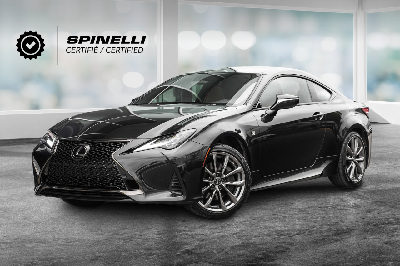Black Caviar 2021 Lexus RC Coupe All-Wheel Drive Automatic