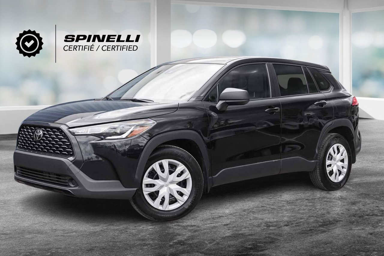 Jet Black Mica 2022 Toyota Corolla Cross L FWD SUV / Crossover Front-Wheel Drive Continuously Variable Transmission