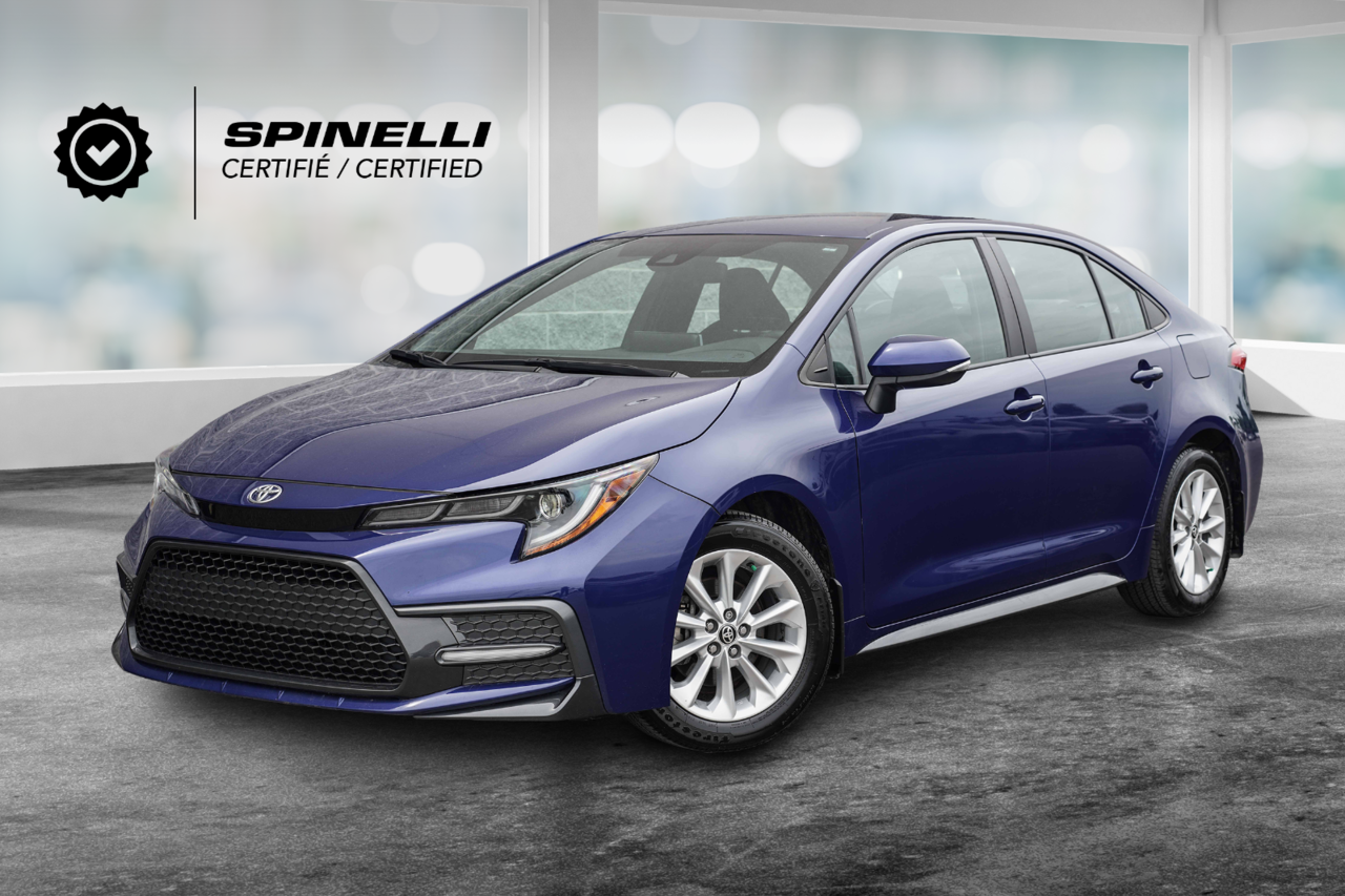 Blue Crush Metallic 2020 Toyota Corolla SE FWD Sedan Front-Wheel Drive Continuously Variable Transmission